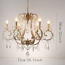 Wrought iron candle chandelier 35x13x31. Crystal Lamp Fixture Pendant 40w X 6 Lights Ceiling Chain Candle Chandelier Usa Chandeliers Ceiling Fixtures Home Garden Worldenergy Ae