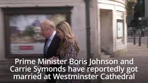 British prime minister boris johnson and fiancée carrie symonds have married in a small private mr johnson's office confirmed reports in the mail on sunday and the sun that the couple wed at read more: Boris Johnson And Carrie Symonds Wedding First Picture From Secret Ceremony Released Opera News