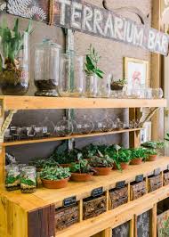 Diy Valentines Terrarium Flower Shop Interiors Flower Shop Design Garden Center Displays