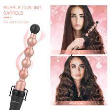 Bestope 5 In 1 Ceramic Curling Iron Wand Set With 5 Interchangeable Ceramic Barrels 0 35 To 1 25 And Heat Resistant Glove Rose Gold Walmart Com In 2021 Wand Curls Curling