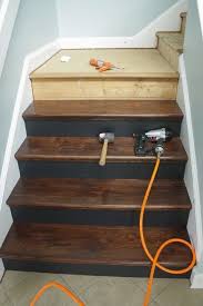 Removing Carpet From Stairs And Replacing It With Wood Stair Treads Is Totally Doable This Diy Stairc Diy Staircase Makeover Home Remodeling Diy Diy Staircase
