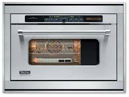 A steam oven can help people prepare meals and dishes quickly but retain the healthiness of food. Viking Vcso244ss Single Combi Steam Convection Oven With 1 1 Cu Ft Capacity Electronic Steam System Climate Sensor 6 Cooking Function And Professional Handle Requires Trim Kit