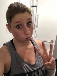 sweatyselfie got my workout done this morning while watching Frozen 2 with  the little !