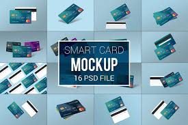 Smart Card Mockup Template By Alimran24 On Creativemarket In 2020 Mockup Template Mockup Cards
