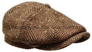 Stetson Wool Tweed Gatsby Cap Newsboy Hat Golf Men Brown Ivy Flat News Boy Hat Hats For Men Leather Hats