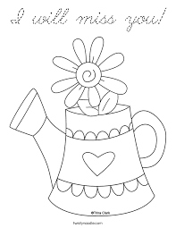 I Will Miss You Coloring Pages Spring Coloring Pages Love Coloring Pages Sunday School Coloring Pages