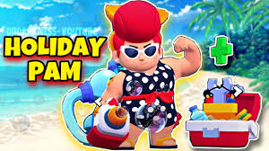 This list includes both skins currently available, and the dumpling darryl skin was also part of the lunar event in brawl stars. Holiday Pam Summer Skin Brawl Stars Youtube