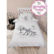 Choisissez la housse de couette dans la matière et la dimension qui vous conviendront le mieux. Bambi Wonderland Simple Housse De Couette Et Oreillers Achat Vente Housse De Couette Seule Cdiscount