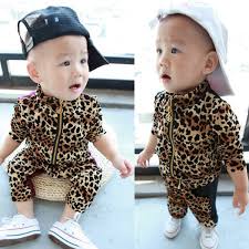 Leopard Print Baby Clothes Promotion Online Shopping For Leopard Print Baby Childrens Clothes Boys Kids Outfits