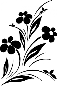Verschicke traumhafte blumen mit dem online blumenversand von blume 2000! Black And White Designs Vector Drawing Vektor Blumen Blumenschablonen Blumen Silhouette