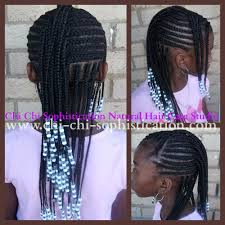 Cornrows Beads Using Extensions Kanekalon Hair For Added Length Hair Styles Kids Hairstyles Little Girl Braids