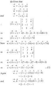 Rbse Solutions For Class 12 Maths Chapter 13 Vector Ex 13 5 Https Www Rbsesolutions Com Class 12 Maths Chapter 13 Ex Class 12 Maths 12th Maths Math Formulas
