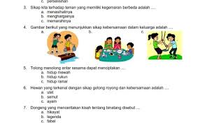 Jakarta share & embed rpp kelas 4 tema 2. Soal Tematik Kelas 4 Tema 7 Indahnya Keragaman Di Negeriku Subtema 1 Pendidikangratis Id Cute766