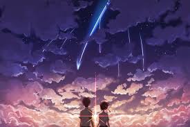 Anime Your Name Mitsuha Miyamizu Taki Tachibana Kimi No Na Wa Wallpaper Oboi Dlya Rabochego Stola Kompyutera Oboi Dlya Kompyutera Pejzazhi