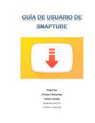 Browse & watch hd videos from youtube, facebook, instagram. Manual De Usuario Snap Tube