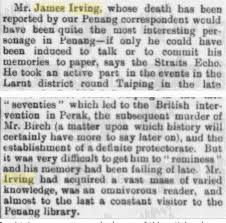 Also known as syonan shimbun, this japanese occupation newspaper is now the straits times annual the straits times : Irving Not Just Any Family