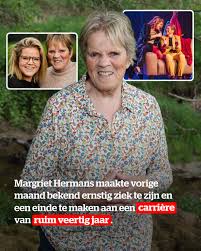 Margriet Hermans is op 72-jarige leeftijd overleden. Dat heeft haar dochter  Celien (33) bekendgemaakt. De zangeres, televisiegezicht en voormalig  politica leed aan een zeldzame en agressieve vorm van kanker en koos na