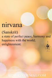 Nirvana Unusual Words Foreign Words Buddhist Words