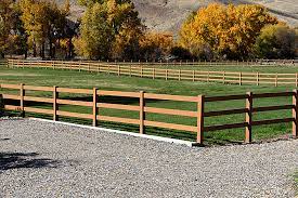This could be considered a guard rail, railing or a picket fence. Dark Brown Vinyl Horse Fence Mocha Walnut Vinyl Horse Fence