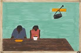 Jacob Lawrence They were very poor J4309 A3 Poster