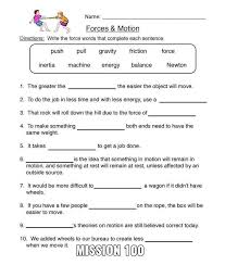 Find by title or description… search reset. Mission 100 Science Force And Motion Worksheet Class 3 Facebook