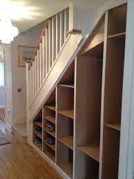 Bespoke Under Stairs Storage Without Doors By Anthony Mullan Furniture Wohnung Haus Treppe