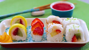 Of course it will depend what you put in your sushi, but generally, the filling inside of sushi is usually safe for gluten free diets. Fresh Fruit Sushi Dessert Gemma S Bigger Bolder Baking