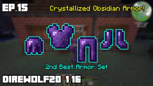 Complete the fight kiln, having dealt the majority of your damage with melee. Direwolf20 1 16 Ep 15 Crystallized Obsidian Armor Youtube