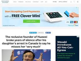 Founder Of Huawei Breaks Silence Business Insider Tech Websites Finance