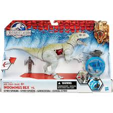 Jurassic world indominus rex dinosaur action figure toy sound effects lights up. Jurassic World Indominus Rex Vs Gyro Sphere Pack Walmart Com Walmart Com