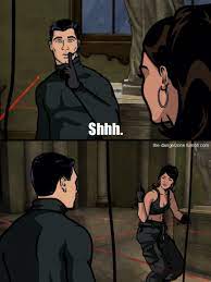 Shhh Archer Tv Show Sterling Archer Archer Fx