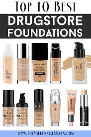 Top 10 Best Foundations At The Drugstore In 2021 Best Drugstore Foundations The Millennial Maven Best Drugstore Foundation Best Drugstore Makeup Drugstore Foundation