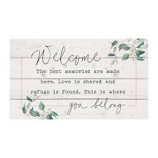 I'm into some large scaled wall art, a freelancer. Best Memories Are Made Here Wall Plaque Kirklands