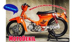 Maybe you would like to learn more about one of these? C70 Modifikasi Racing Look Sport Bali Orange By Att Suardana Moto Dekil