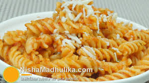 Make this red sauce pasta recipe that takes 30 minutes, needs only a handful of ingredients and tastes absolutely delicious. Red Sauce Pasta Recipe Easy And Quick Pasta In Red Sauce Nishamadhulika Com