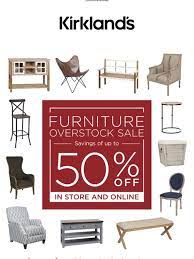 Maybe you would like to learn more about one of these? Kirkland S Home Pick Quick Furniture Overstock Sale Milled