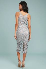 Dress The Population Marie Slate Blue Lace Midi Dress Blue Lace Midi Dress Lace Blue Dress Lace Midi Dress