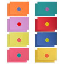 A simple design process allows you to create a card with endless customization options. 120 Blank Cards With Envelopes Stickers 4 X 6 Bulk Boxed Set Of All Occasions Colored Notecards Rainbow Assortment Of Plain Color Cardstock Ideal For Card Making And Kids