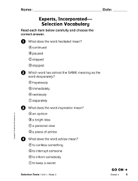 We rarely make it through unit 6.each test includes multiple choice, main idea, key details, genre, vocabulary, and written response q. 1 2 Flip Ebook Pages 1 4 Anyflip Anyflip
