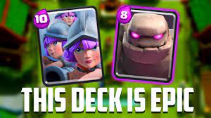 Clash Royale This Deck Is Filthy Golem Three Musketeers Youtube