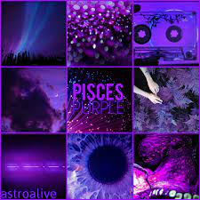 This outfit is the perfect way to pull it off. Astrology Wonderings Astrology Color Aesthetic Pisces Purple Negative