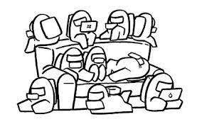 Dibujos Para Imprimir Y Colorear De Among Us