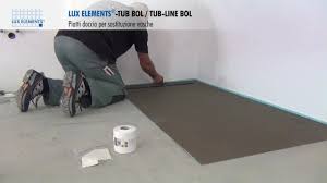 Remplacez votre cabine de douche étriquée par un espace douche, une rénovation facile à mener avec un receveur prêt à carreler et sa réhausse. Montaggio Lux Elements Piatti Doccia A Filo Pavimento Tub Bol In Sostituzione Delle Vasche Da Bagno Youtube
