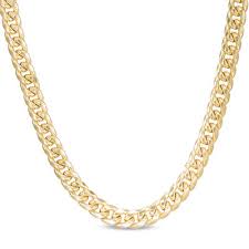 Band rings (1) rings (4) wedding rings (192) diamond weight. Men S 7 5mm Cuban Link Chain Necklace In 10k Gold 24 Zales
