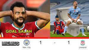 Footballs fans mocked liverpool for the man city loss (image: Memes Manchester City 1 1 Liverpool Youtube