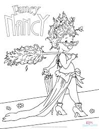 Fancy Nancy Coloring Pages Disney Fancy Nancy Party Fancy Nancy Mermaid Coloring Pages