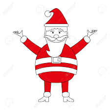 Jeu de funny cartoon santa claus couleur père noël image. Couleur Silhouette Image Dessin Anime Plein Corps Gras Pere Noel Moderne Avec Illustration Vectorielle De Longue Barbe Clip Art Libres De Droits Vecteurs Et Illustration Image 78427537