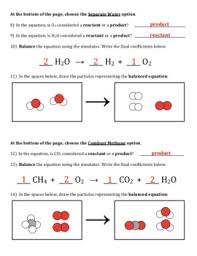 Pin on chemistry lecture notes. Balancing Chemical Equations Digital Lab Phet Simulator By Chemistry Wiz