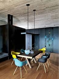 Multi Colored Dining Chairs A Playful Touch For The Decor Eames Dining Interior Colored Dining Chairs