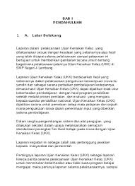 Ada beberapa jenis kelompok jenis laporan; Contoh Laporan Ukk Uas Jenjang Smp